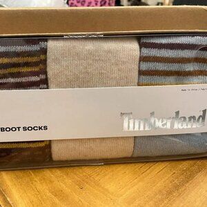 NWT 3 Pair TIMBERLAND Wool Blend Boot Socks 6.5-9.5